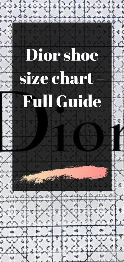 dior lady sizes|Dior size chart.